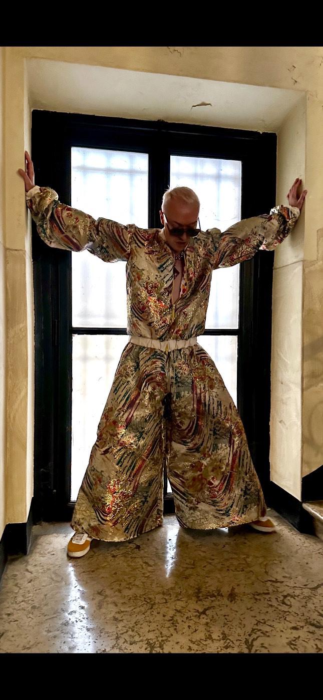 Brocade bomber and trousers - PAULINA'S FRIENDS
