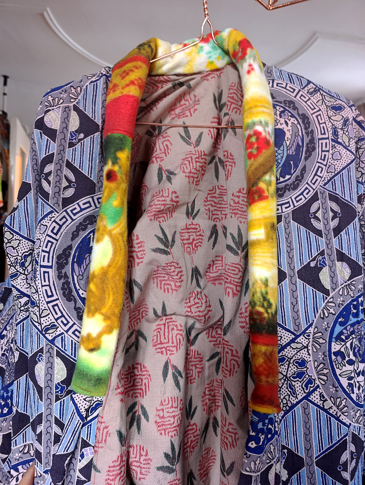 Original japanese raw silk kimono - PAULINA'S FRIENDS