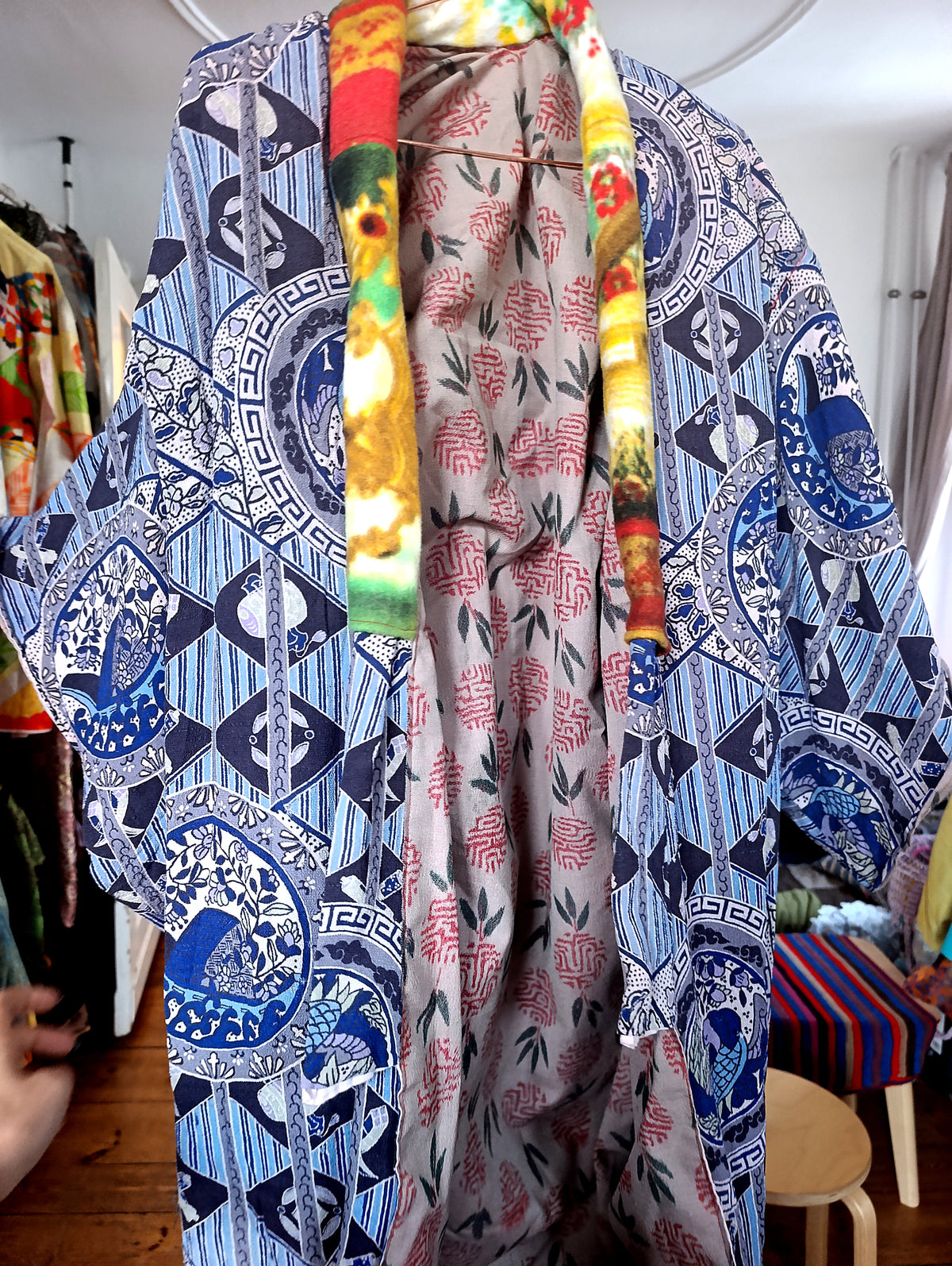 Original japanese raw silk kimono - PAULINA'S FRIENDS