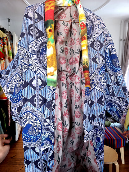 Original japanese raw silk kimono - PAULINA'S FRIENDS
