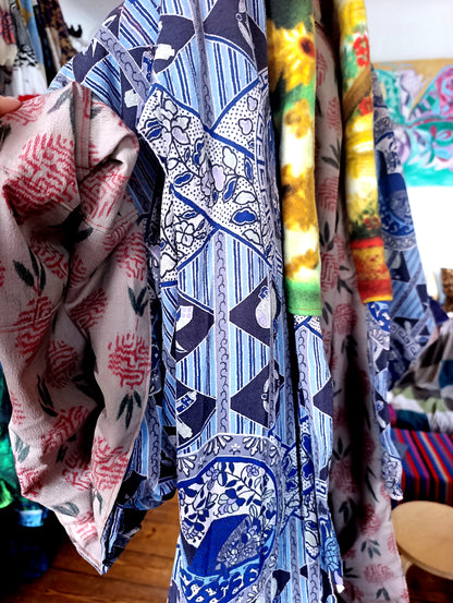 Original japanese raw silk kimono - PAULINA'S FRIENDS