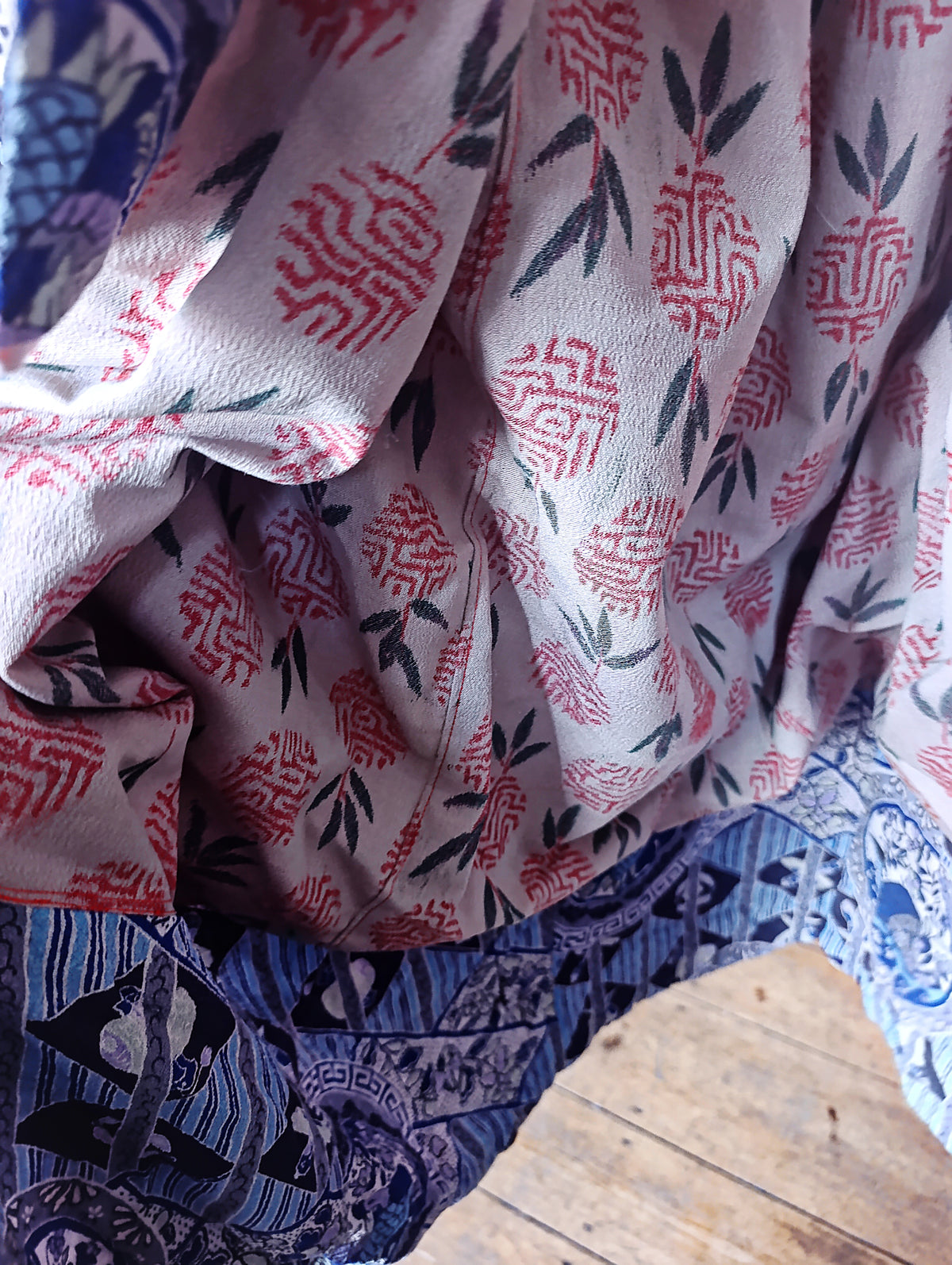 Original japanese raw silk kimono - PAULINA'S FRIENDS