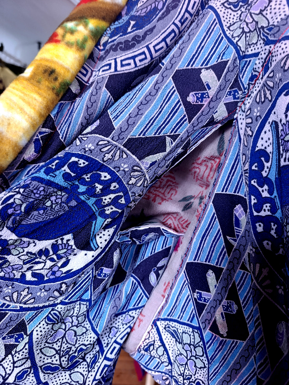 Original japanese raw silk kimono - PAULINA'S FRIENDS
