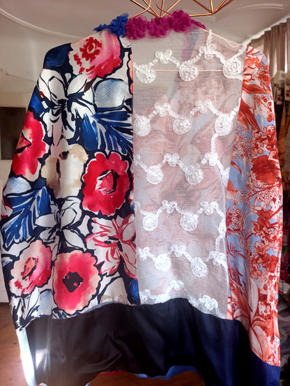 Big flowers transparent top