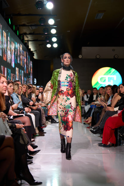 Green meadow dress