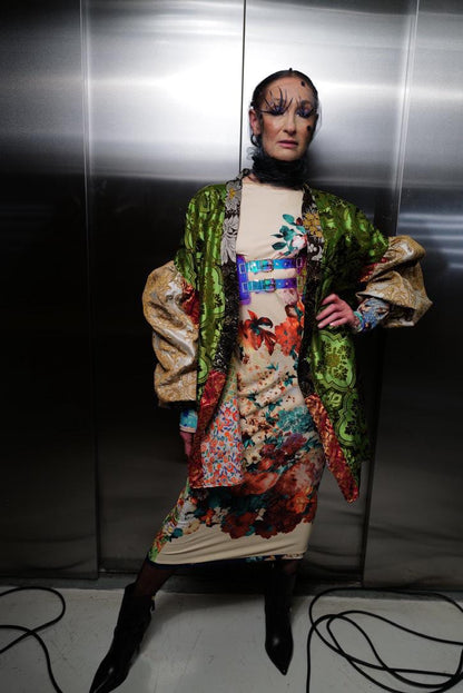 Green meadow dress
