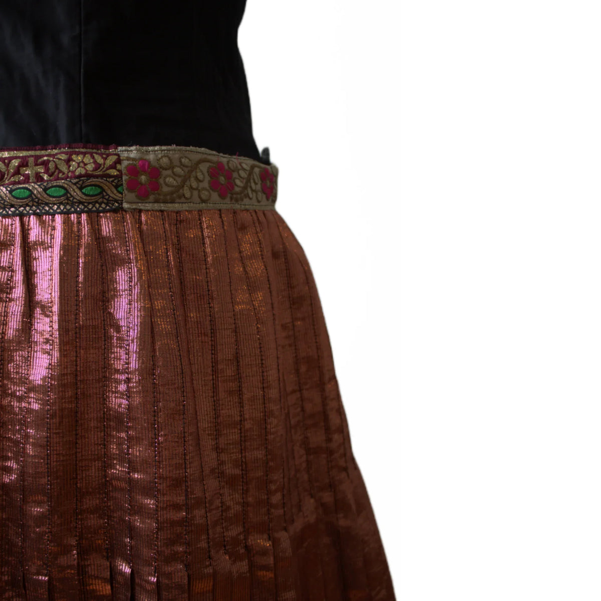 Copper Pleated Skirt - PAULINA'S FRIENDS