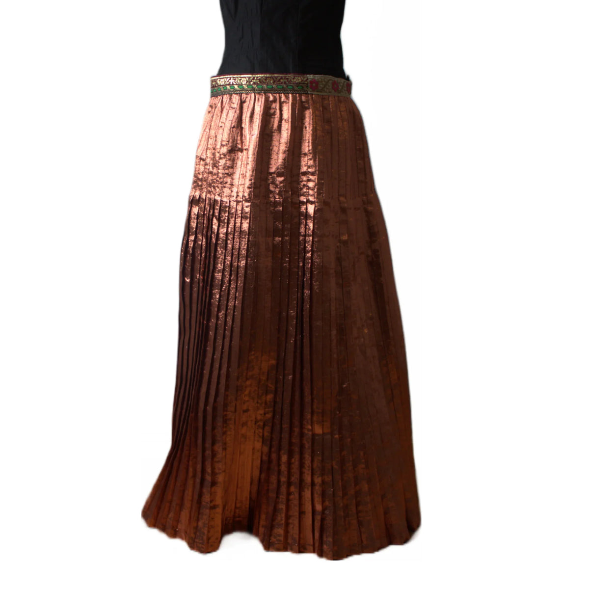 Copper Pleated Skirt - PAULINA'S FRIENDS