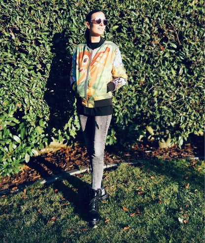 Custom-Designed Colourful Bomber Jacket – #IWearMyself Collection - PAULINA'S FRIENDS