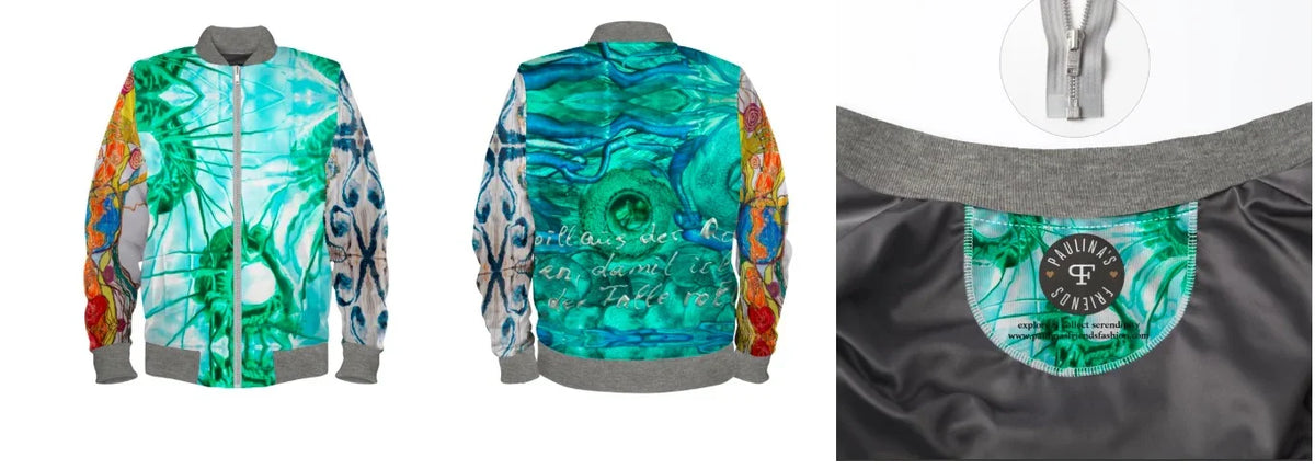 Custom-Designed Colourful Bomber Jacket – #IWearMyself Collection - PAULINA'S FRIENDS