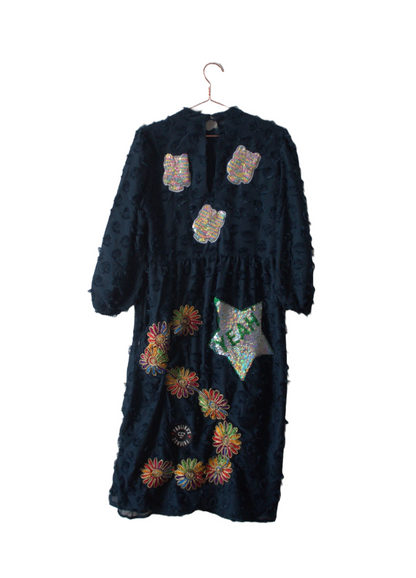 Navy Blue Dress - PAULINA'S FRIENDS