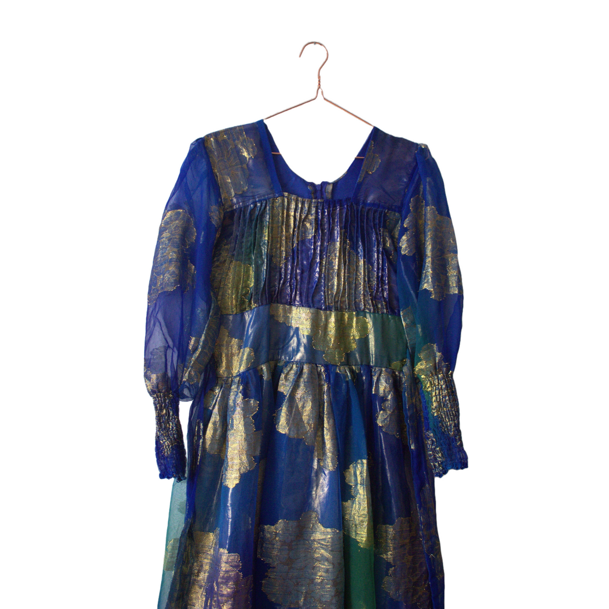 Holographic Golden Blue Dress - PAULINA'S FRIENDS