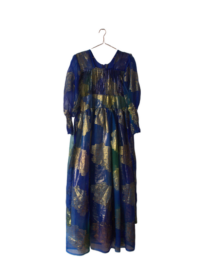 Holographic Golden Blue Dress - PAULINA'S FRIENDS