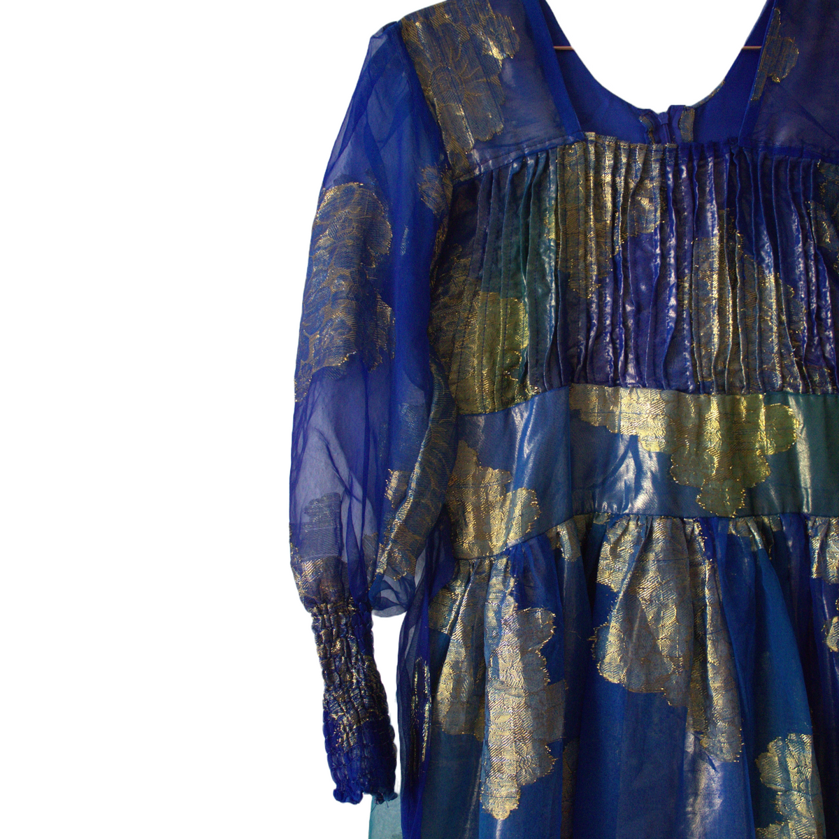 Holographic Golden Blue Dress - PAULINA'S FRIENDS