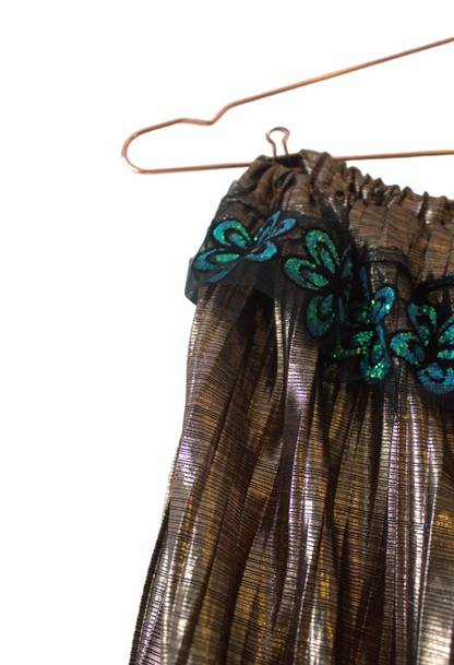 Upcycled Golden Trousers - PAULINA'S FRIENDS