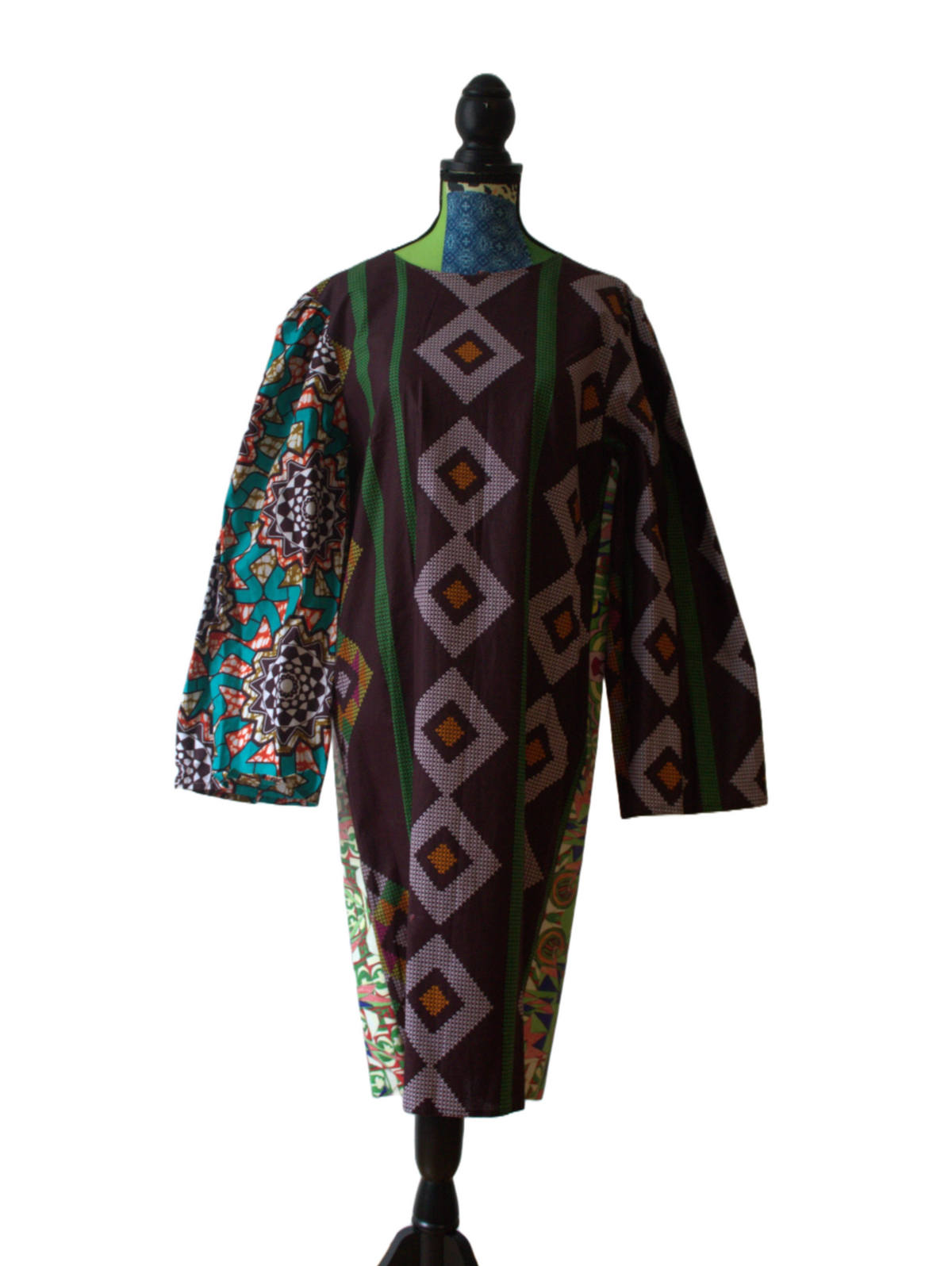 Psychedelic Leather Dress - PAULINA'S FRIENDS