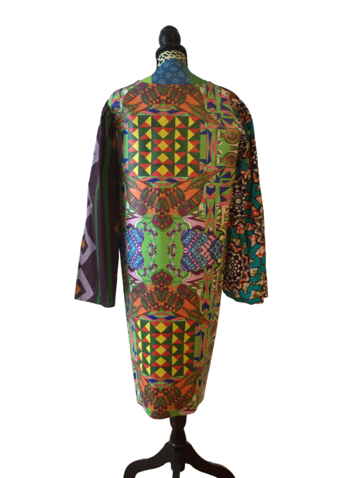 Psychedelic Leather Dress - PAULINA'S FRIENDS