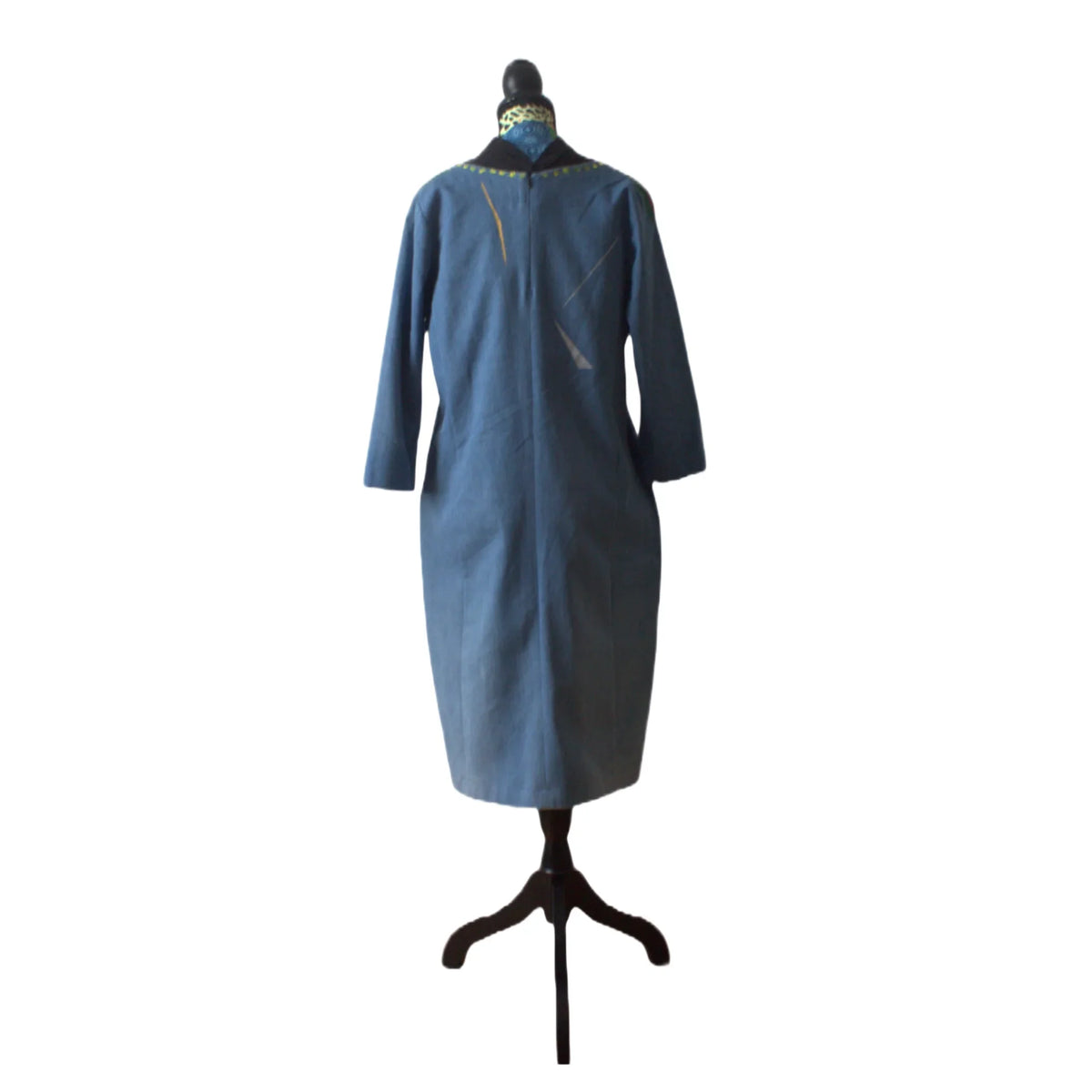 Handpainted Vintage Dress - PAULINA'S FRIENDS