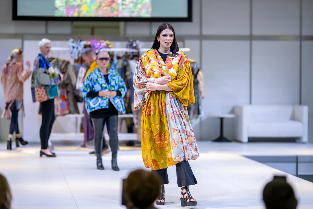 Long open patchwork kimono - PAULINA'S FRIENDS