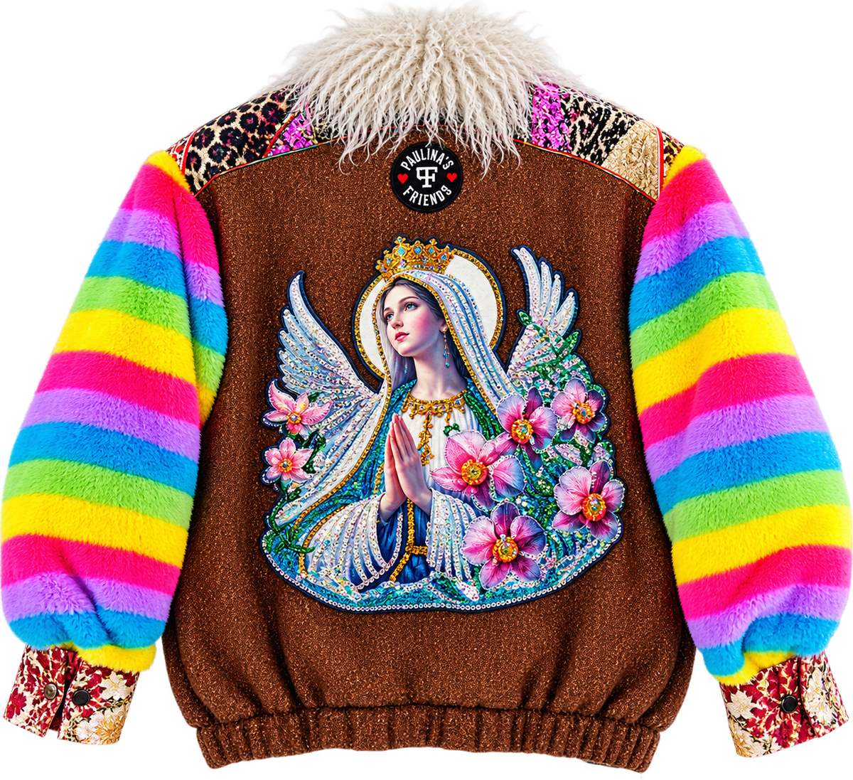 Rainbow Madonna bomber