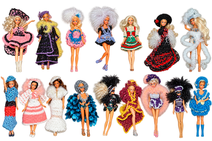 Barbie Doll Collection (16 Dolls)
