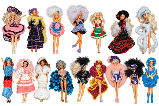 Barbie Doll Collection (16 Dolls)