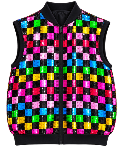 Sequins Quadrat vest