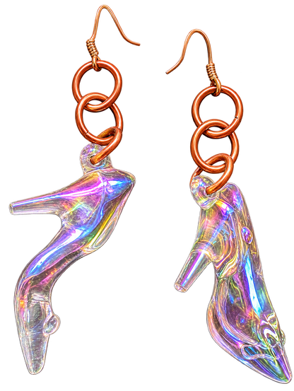 High heels earrings