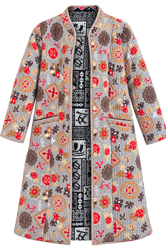 Geometrical mystics coat