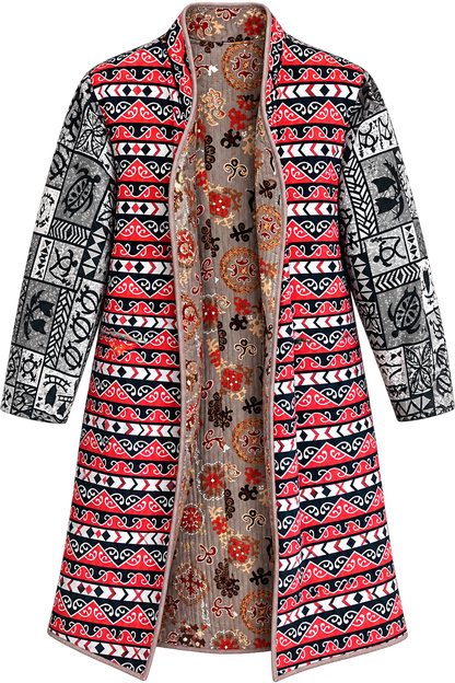 Geometrical mystics coat