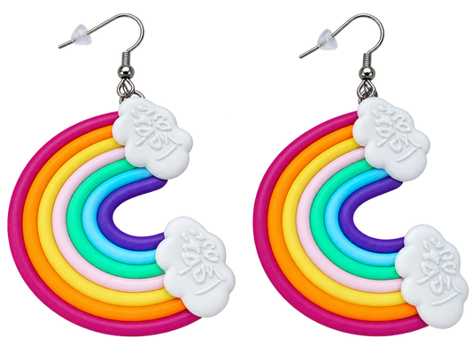 Rainbow earrings 🌈