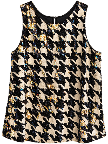 Hahnentritt top
