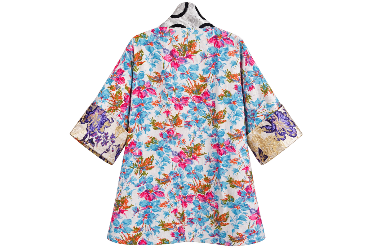 Brocade circles kimono