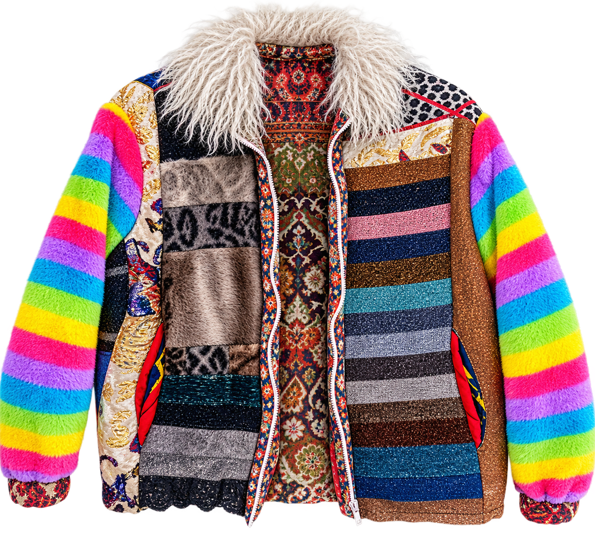 Rainbow Madonna bomber