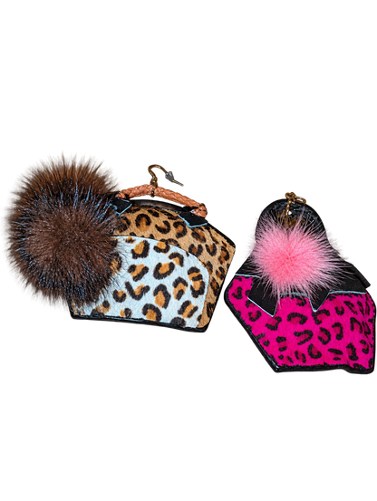 Animal print earrings