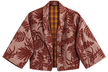 Tropical stripes blazer