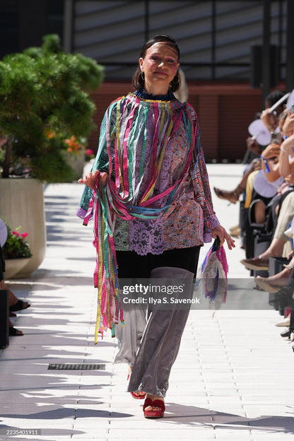 Paisley lace top