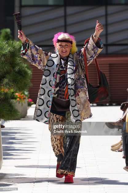 Brocade circles kimono - PAULINA'S FRIENDS