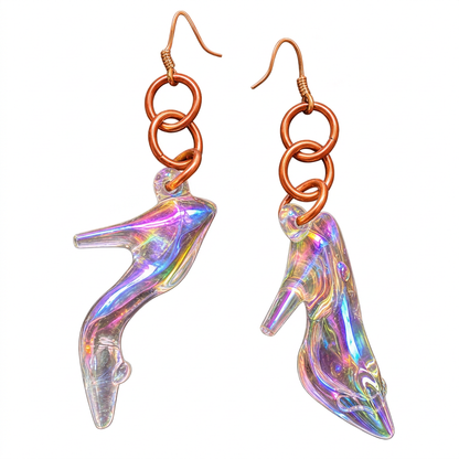High heels earrings