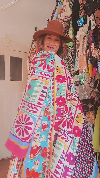 Long spring kimono