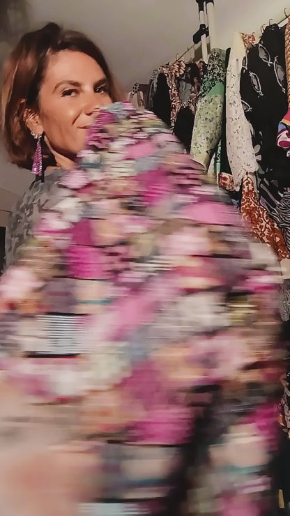 Japanese Patchwork long kimono