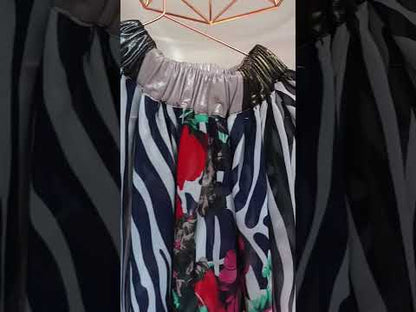 Zebra Flowers top