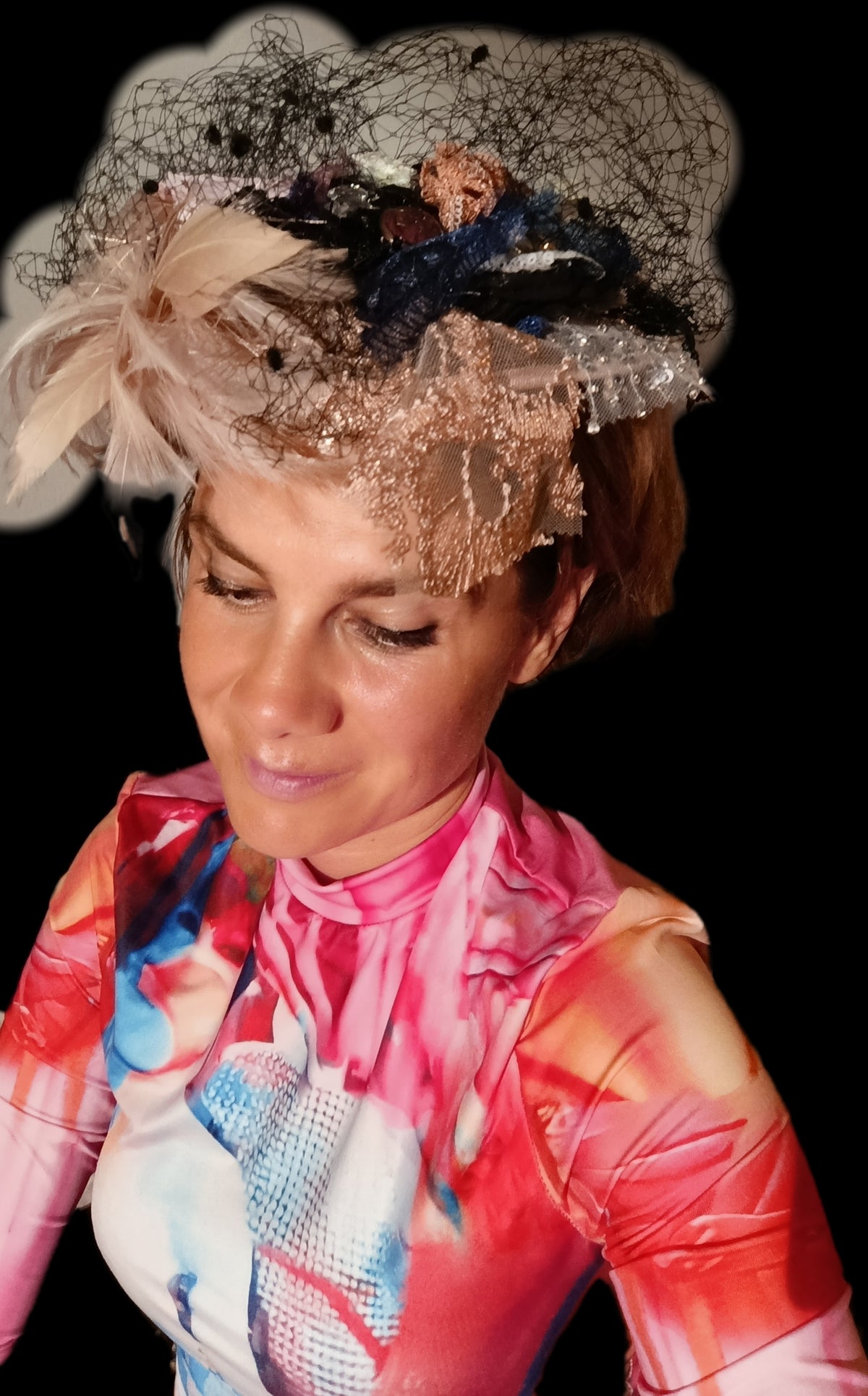 Horse racing avantgarde hat - PAULINA'S FRIENDS