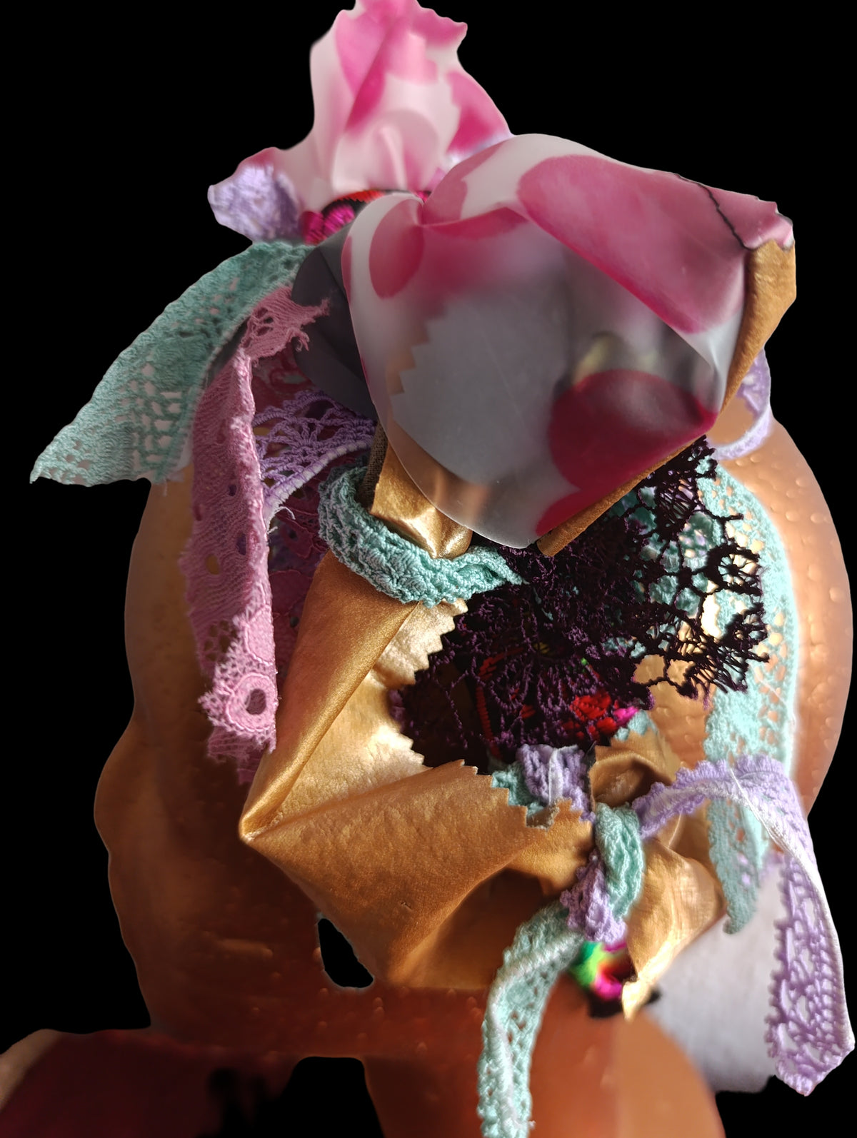 Lace stripes head piece - PAULINA'S FRIENDS