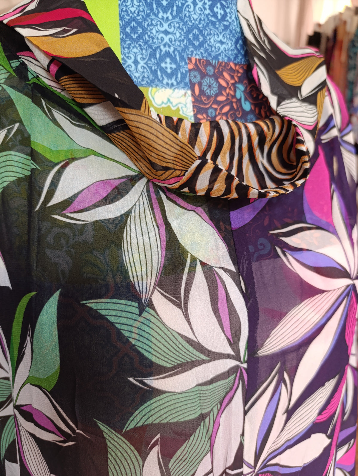 Zebra Flowers long dress - PAULINA'S FRIENDS