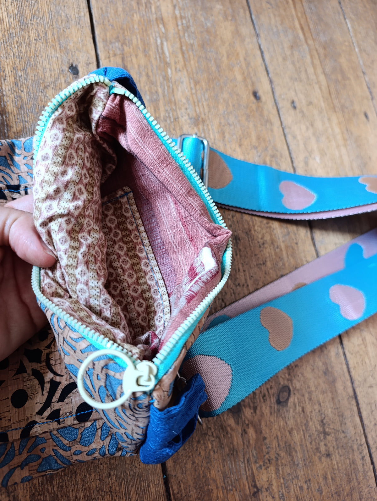 Geommetrical hearts bag - PAULINA'S FRIENDS
