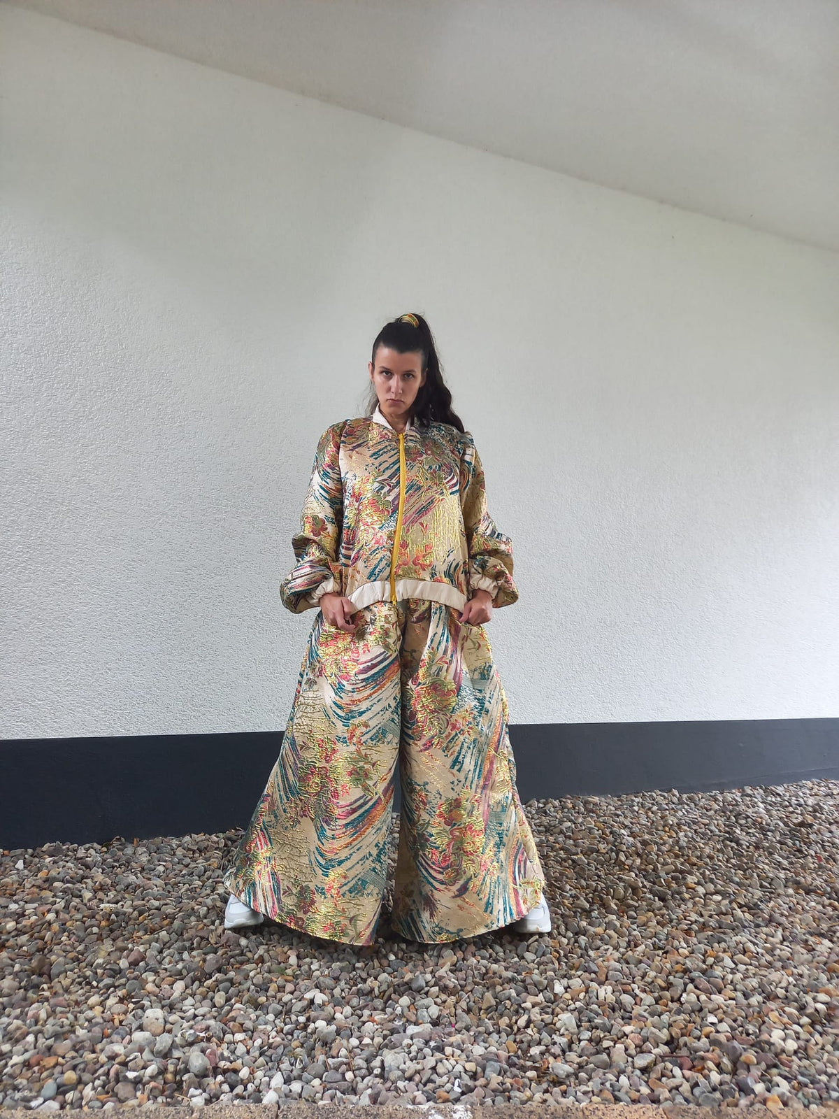 Brocade bomber and trousers - PAULINA'S FRIENDS