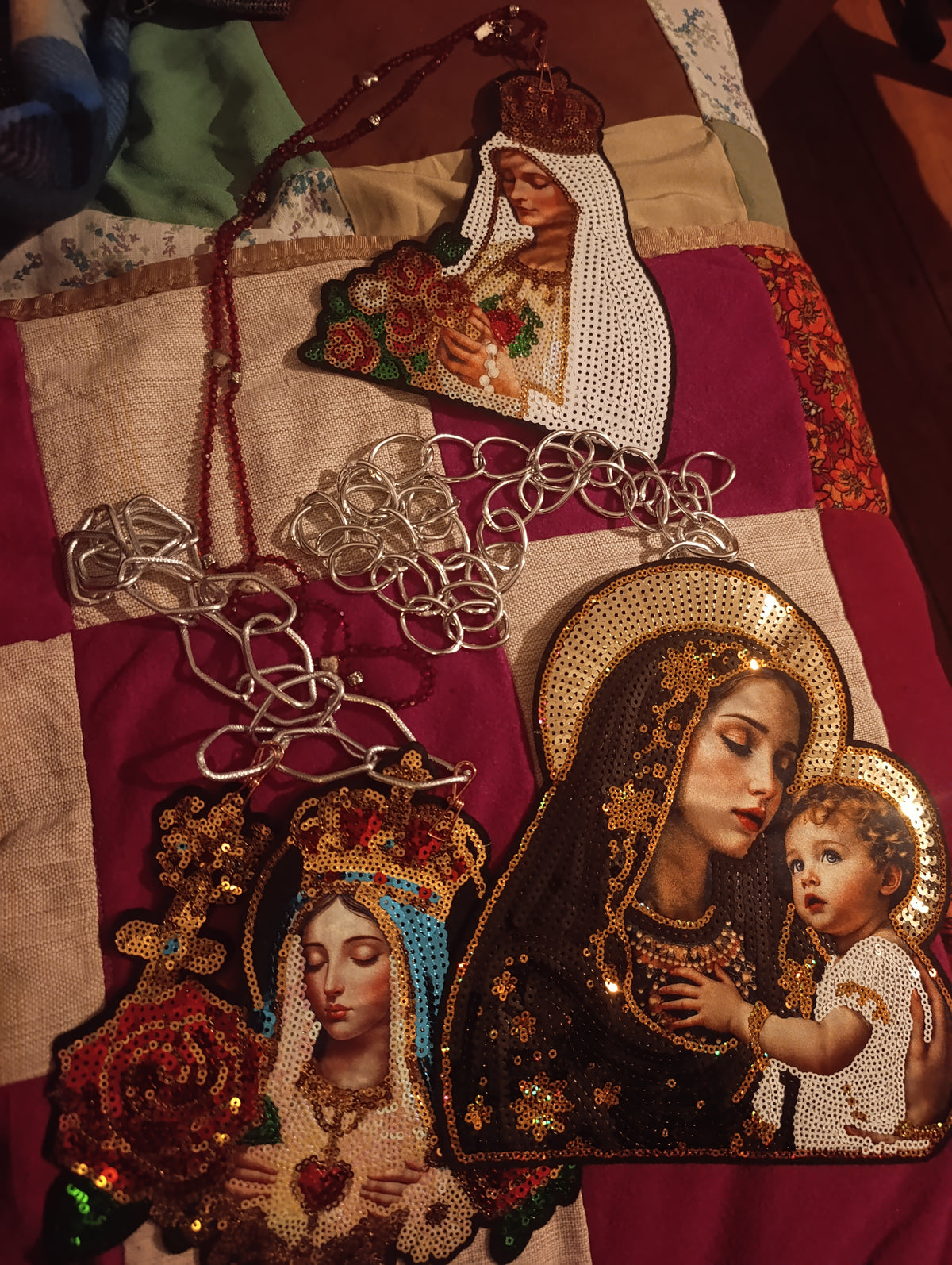 3 Madonnas necklaces - PAULINA'S FRIENDS