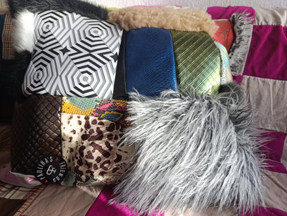 Big leather pillow - PAULINA'S FRIENDS