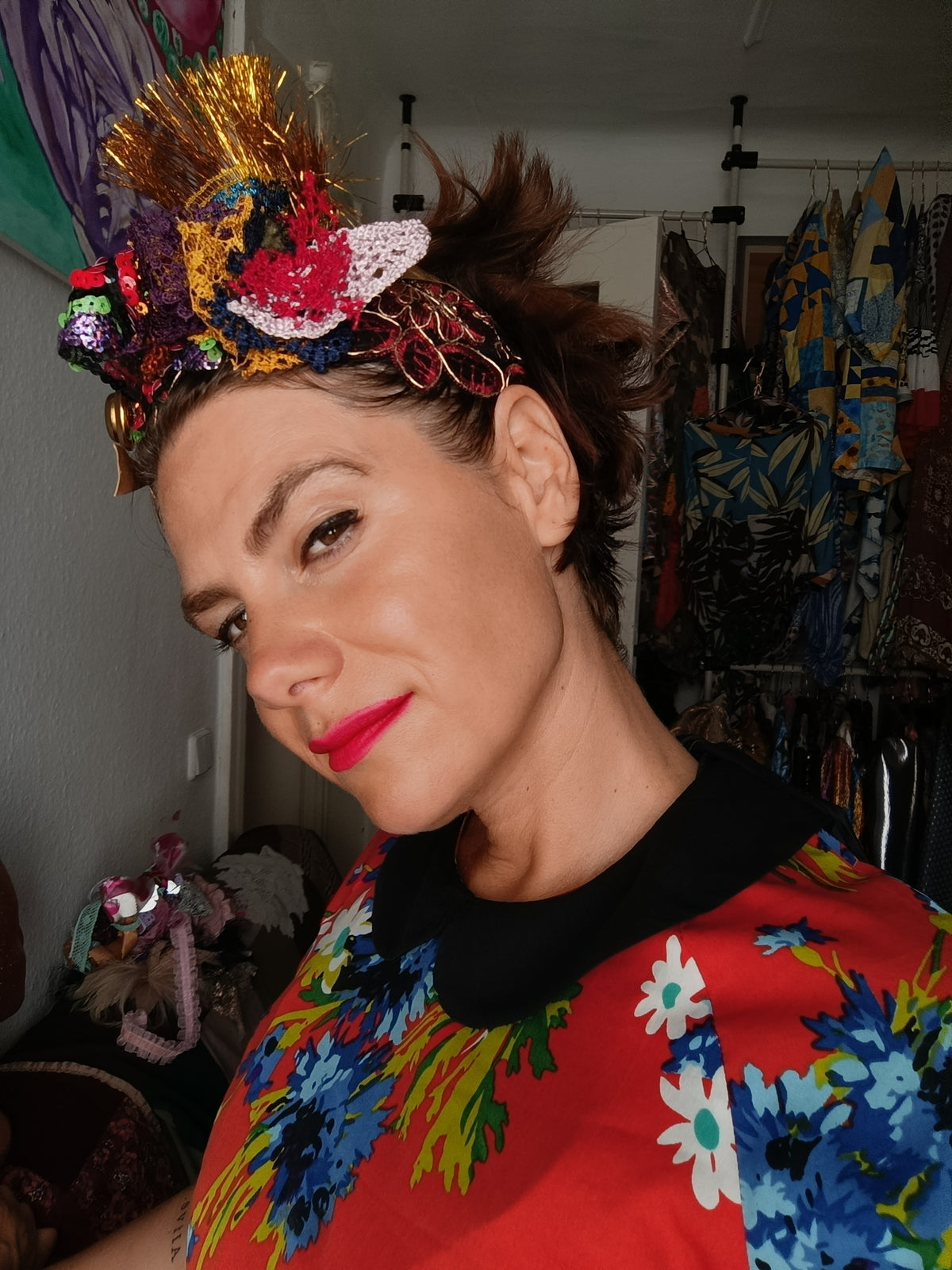 Red hair accessory - PAULINA'S FRIENDS